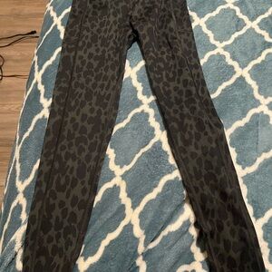Victoria's Secret Black and Gray Leggings